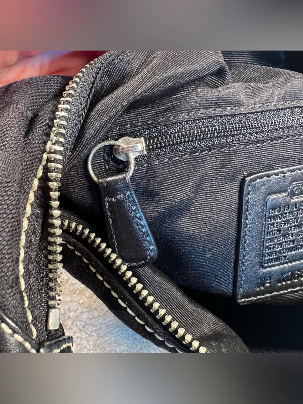 Coach Classic Soho Hobo Bag Black Y2K Vintage